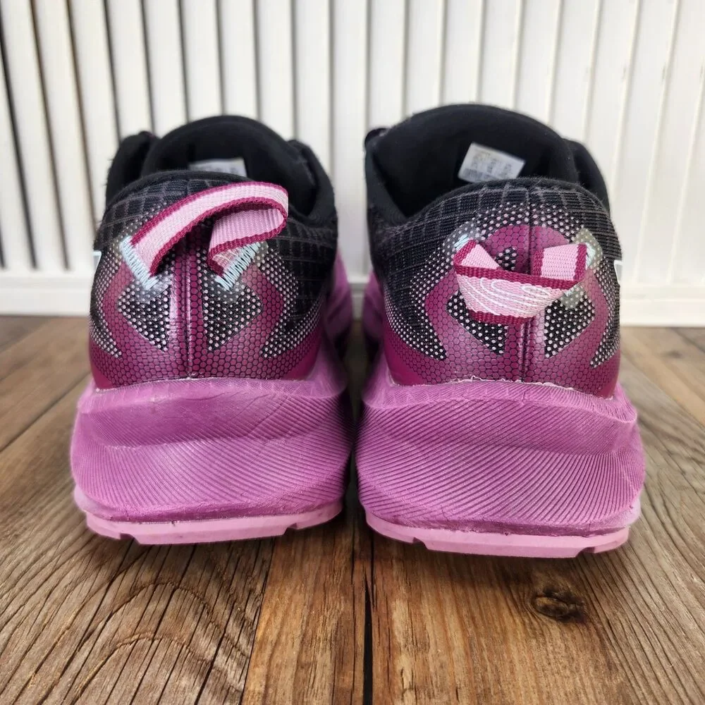 Asics Trabuco Max 3 Trail Running Shoes Womens Sz 8.5 Purple Black Hike Sneakers
